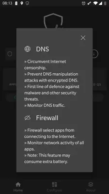 Rethink DNS + Firewall android App screenshot 2